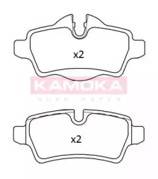 Комплект тормозных колодок KAMOKA JQ101227