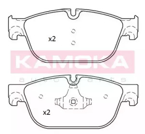 Комплект тормозных колодок KAMOKA JQ101244