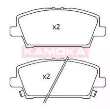 Комплект тормозных колодок KAMOKA JQ101260