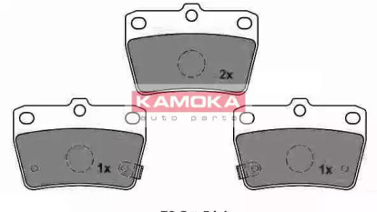 Комплект тормозных колодок KAMOKA JQ1013062