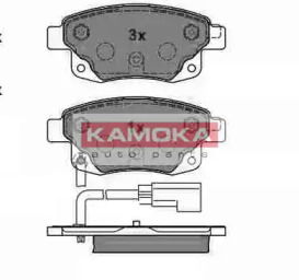 Комплект тормозных колодок KAMOKA JQ1013860