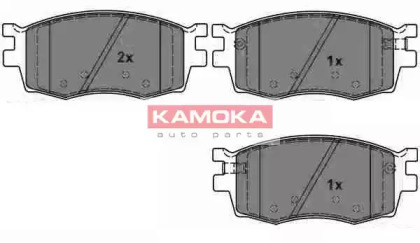 Комплект тормозных колодок KAMOKA JQ1013910