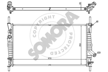 Теплообменник SOMORA 094440A