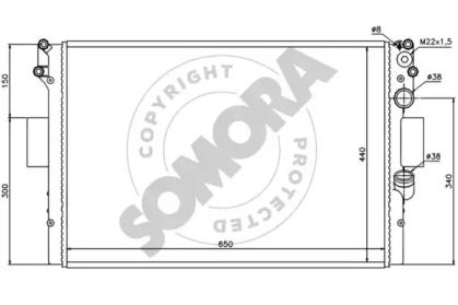 Теплообменник SOMORA 086140A