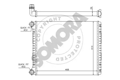 Теплообменник SOMORA 025540A