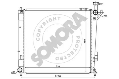 Теплообменник SOMORA 135340