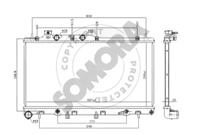 Теплообменник SOMORA 332440D