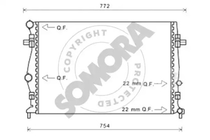 Теплообменник SOMORA 351240A