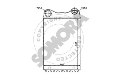 Теплообменник SOMORA 081350A
