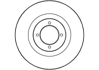 Тормозной диск NATIONAL NBD062