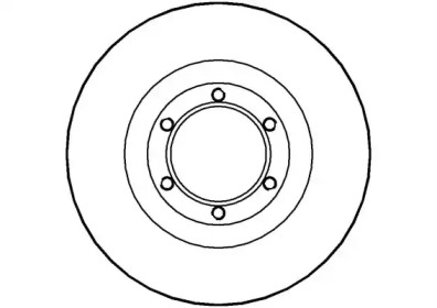 Тормозной диск NATIONAL NBD592