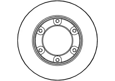 Тормозной диск NATIONAL NBD605