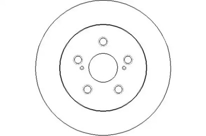 Тормозной диск NATIONAL NBD1744