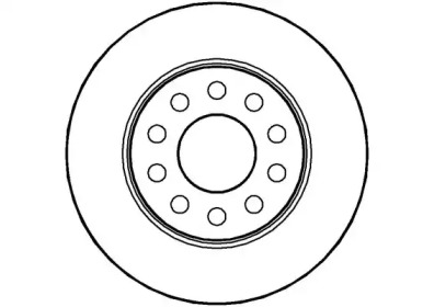 Тормозной диск NATIONAL NBD711