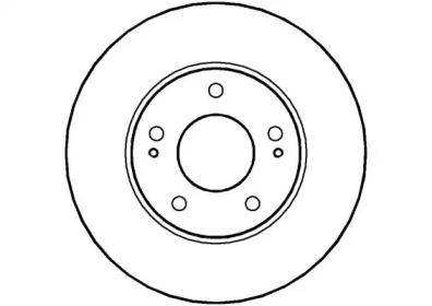 Тормозной диск NATIONAL NBD1044