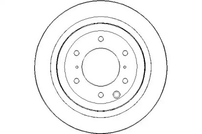 Тормозной диск NATIONAL NBD1801