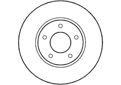 Тормозной диск NATIONAL NBD890