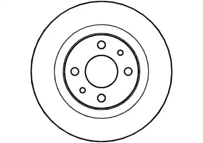 Тормозной диск NATIONAL NBD1159