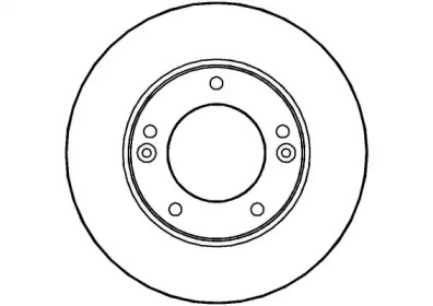 Тормозной диск NATIONAL NBD1245
