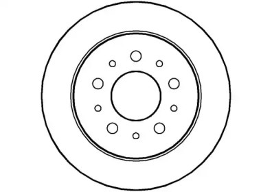 Тормозной диск NATIONAL NBD1257