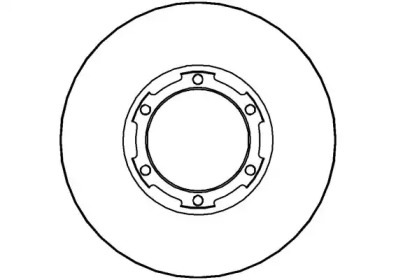Тормозной диск NATIONAL NBD124