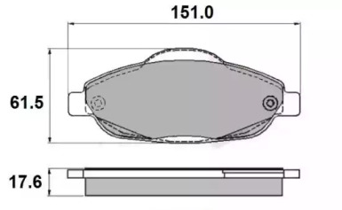 Комплект тормозных колодок NATIONAL NP2134