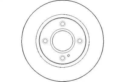 Тормозной диск NATIONAL NBD1506