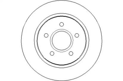 Тормозной диск NATIONAL NBD1707