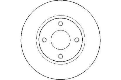 Тормозной диск NATIONAL NBD1710