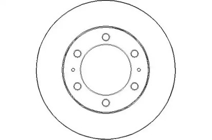 Тормозной диск NATIONAL NBD1733