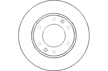Тормозной диск NATIONAL NBD1688