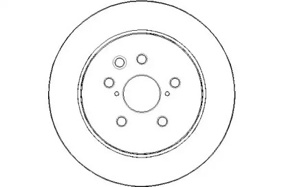 Тормозной диск NATIONAL NBD1695