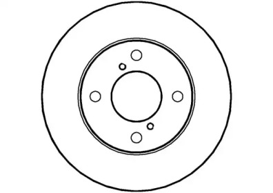 Тормозной диск NATIONAL NBD1374