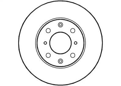 Тормозной диск NATIONAL NBD168