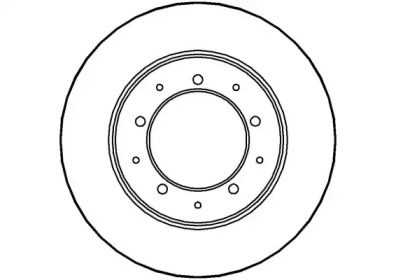 Тормозной диск NATIONAL NBD197