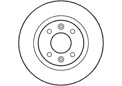 Тормозной диск NATIONAL NBD245