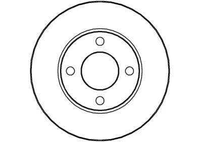 Тормозной диск NATIONAL NBD384