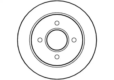 Тормозной диск NATIONAL NBD435