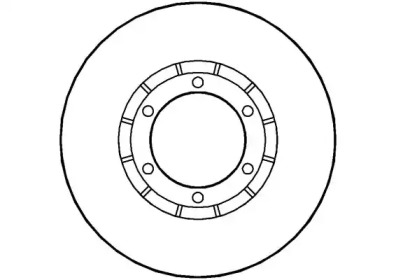 Тормозной диск NATIONAL NBD484