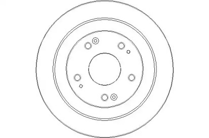 Тормозной диск NATIONAL NBD1863