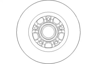 Тормозной диск NATIONAL NBD1866