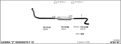 Глушитель IMASAF 539000080