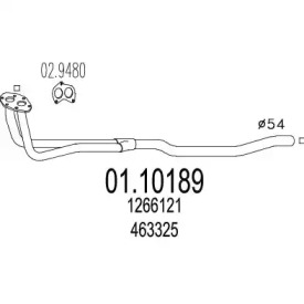 Трубка MTS 01.10189