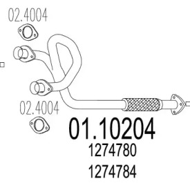 Трубка MTS 01.10204