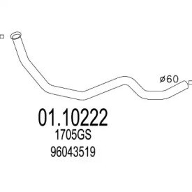 Трубка MTS 01.10222