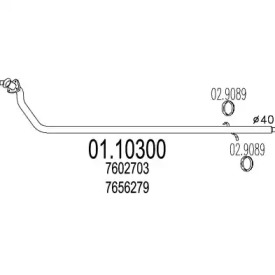 Трубка MTS 01.10300