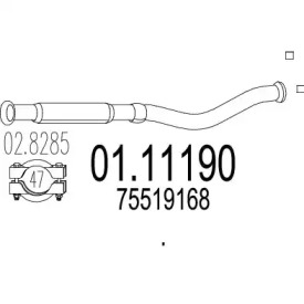 Трубка MTS 01.11190