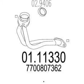 Трубка MTS 01.11330