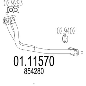 Трубка MTS 01.11570