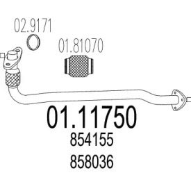 Трубка MTS 01.11750